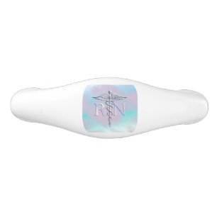 RN Caduceus Medical Mother Pearl Decor Keramik Schubladengriff