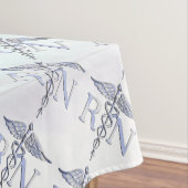 RN Caduceus Medical Mother Pearl Decor Tischdecke (Beispiel)