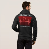 RN, Einheit, Personalisierung, Name, Anmeldeinform Hoodie (Schwarz voll)