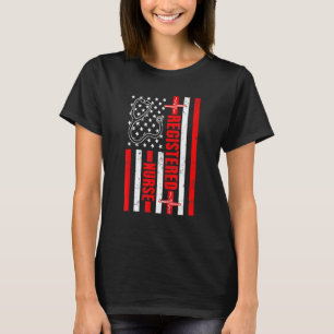 RN examinierende Krankenschwester USA amerikanisch T-Shirt
