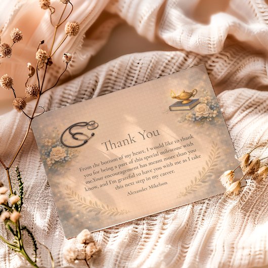 RN Graduation Pinning Ceremony Party Dankeskarte