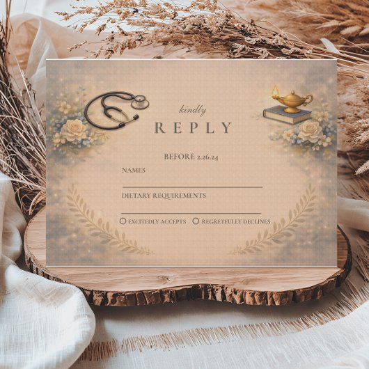 RN Graduation Pinning Ceremony Party RSVP Karte