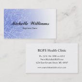 Rn-Krankenschwester-Blatt-Visitenkarten Visitenkarte (Vorne/Hinten)