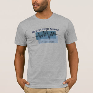Rn-Krankenschwester-Liveleben-Brunnen T-Shirt