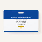 RN-Krankenversicherung| Foto-ID des Krankenhauses Ausweis (Rückseite)