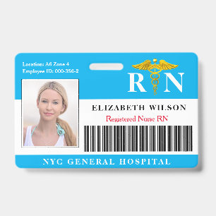 RN-Krankenversicherung Foto-ID des Krankenhauses Ausweis