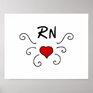 RN Liebe Tattoo Poster