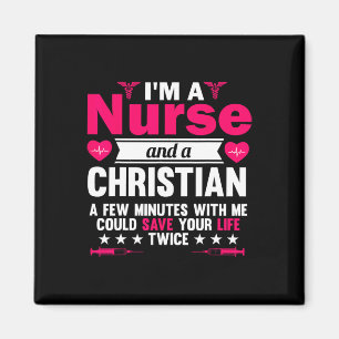 Rn Lvn Cna Nurse Grad Christliche Coole Nursing Gr Magnet