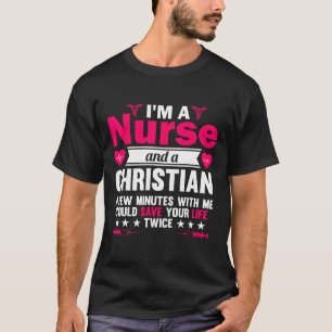 Rn Lvn Cna Nurse Grad Christliche Coole Nursing Gr T-Shirt