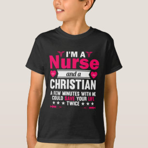 Rn Lvn Cna Nurse Grad Christliche Coole Nursing Gr T-Shirt
