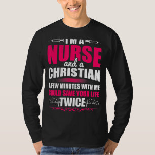 Rn Lvn Cna Nurse Grad Christliche Coole Nursing Gr T-Shirt