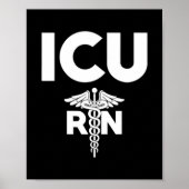 RN-Mitarbeiter der ICU-Abteilung für Krankenpflege Poster (Vorne)