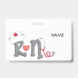 RN Name Badge Ausweis