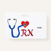 RN Name Badge Ausweis (Vorderseite)