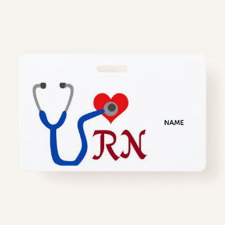 RN Name Badge Ausweis