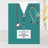 RN Nurse Abschluss Card Karte (Gelbe Blume)