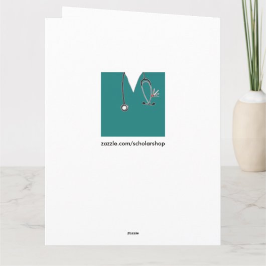 RN Nurse Abschluss Card Karte (Rückseite)