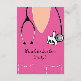 RN Nurse Abschluss Einladung Scrub Top 55