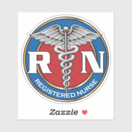 RN Nurse Aufkleber