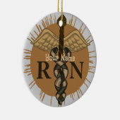 RN Nurse Caduceus Ornament (Rechts)