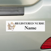 RN Nurse Collage Autoaufkleber (Auf Auto)