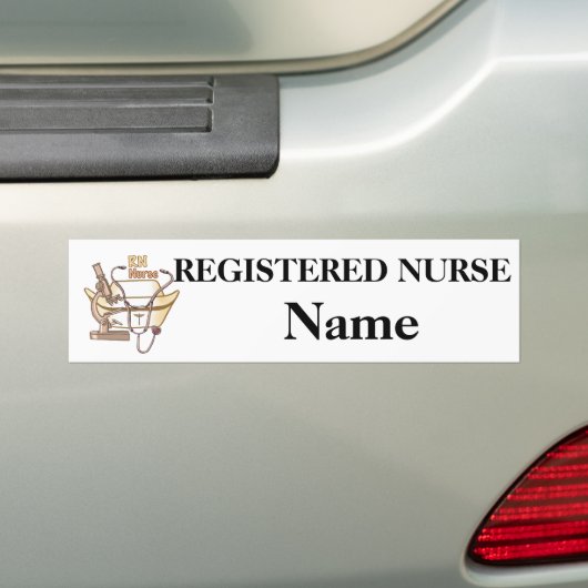 RN Nurse Collage Autoaufkleber (Auf Auto)