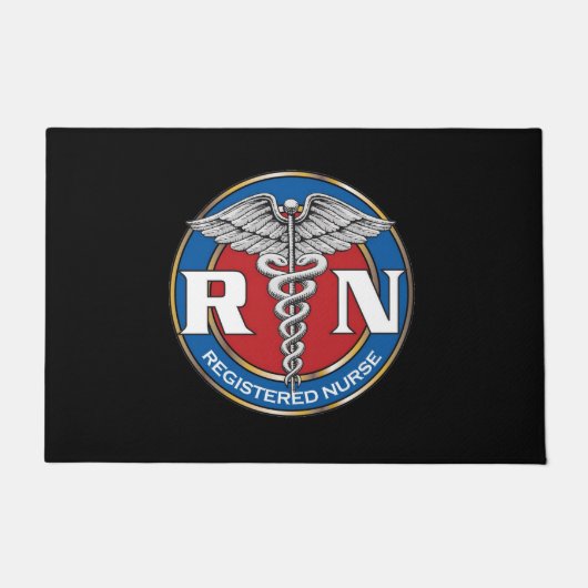 RN Nurse Fußmatte (Vorderseite)