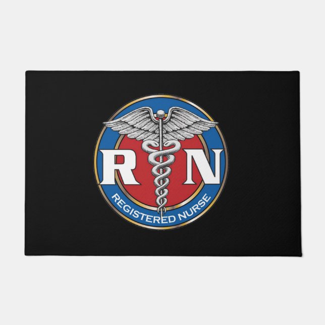RN Nurse Fußmatte (Vorderseite)