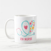 RN Nurse-Geschenk Kaffee Tasse (Links)