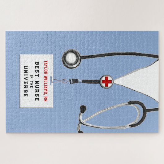 RN Nurse Gift Jigsaw Puzzle (Horizontal)