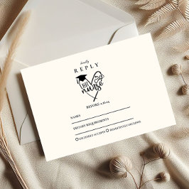 RN Nurse Graduation Party RSVP Karte