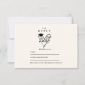 RN Nurse Graduation Party RSVP Karte (Vorderseite)
