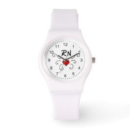 RN Nurse Liebe Tattoo Armbanduhr