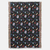 RN Nurse Nursing Student | Medizinisches Muster Decke (Vorderseite Vertikal)