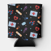 RN Nurse Nursing Student | Medizinisches Muster Dosenkühler (Vorderseite)