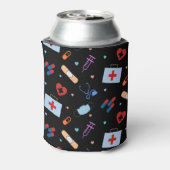 RN Nurse Nursing Student | Medizinisches Muster Dosenkühler (Kanne Rückseite)