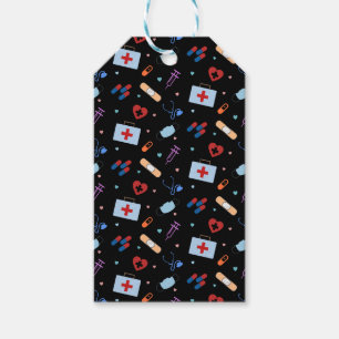 RN Nurse Nursing Student Medizinisches Muster Geschenkanhänger