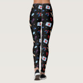 RN Nurse Nursing Student | Medizinisches Muster Leggings (Rückseite)