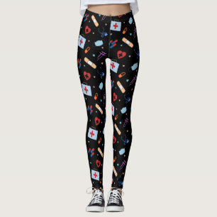 RN Nurse Nursing Student Medizinisches Muster Leggings