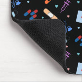 RN Nurse Nursing Student | Medizinisches Muster Mousepad (Ecke)