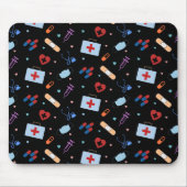 RN Nurse Nursing Student | Medizinisches Muster Mousepad (Vorne)
