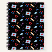 RN Nurse Nursing Student | Medizinisches Muster Notizblock (Vorderseite)