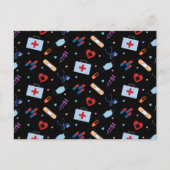 RN Nurse Nursing Student | Medizinisches Muster Postkarte (Vorderseite)