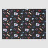 RN Nurse Nursing Student | Medizinisches Muster Seidenpapier (Vorderseite)