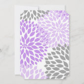 RN Nurse Pinning Zeremonie lädt Lavendel Einladung (Rückseite)