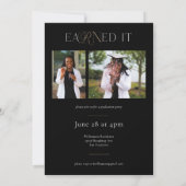 RN Nursing Grad Bekanntgabe und Einladung (Rückseite)