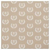 RN Nursing School Abschluss Pattern Beige Stoff (Muster)