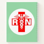 RN oder Initialen der Krankenversicherung Notizblock (Rückseite)