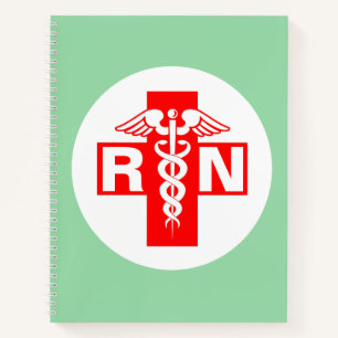 RN oder Initialen der Krankenversicherung Notizblock