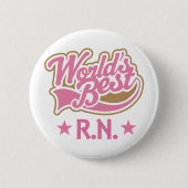 RN oder Krankenschwester-Geschenk Button (Vorderseite)